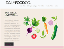 Tablet Screenshot of dailyfoodco.com